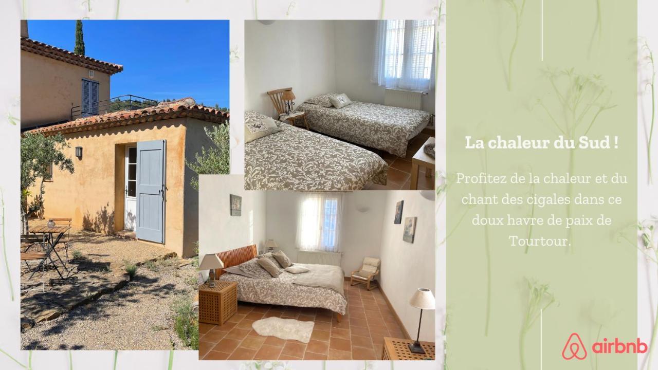 Chambres En Campagne Tourtour Exteriör bild