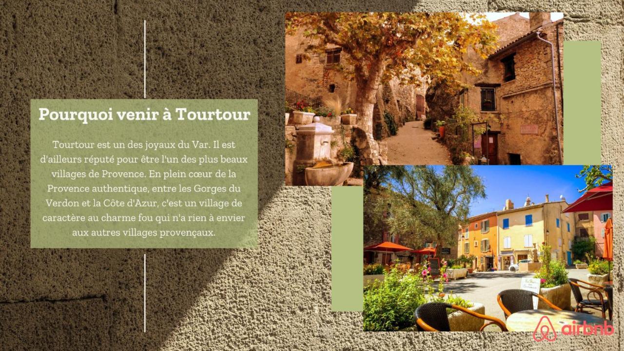 Chambres En Campagne Tourtour Exteriör bild